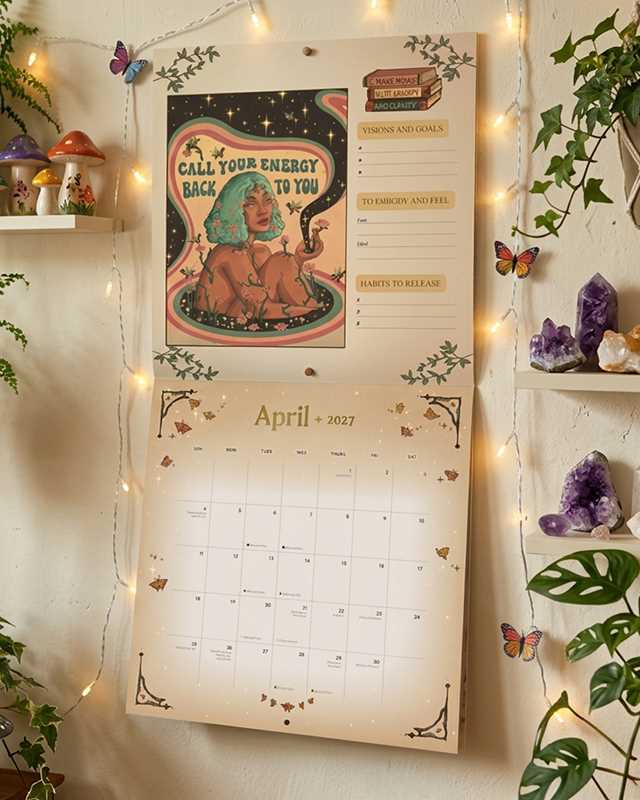 2027 Manifest Your Dreams Wall Calendar by Alexis Rakun: Calendar; 28 pages / English