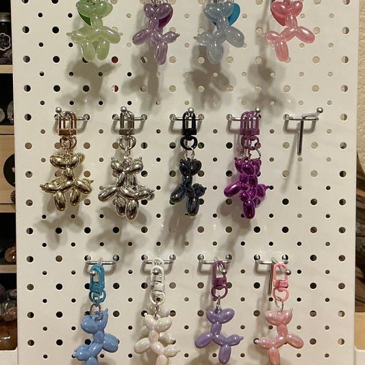 Balloon Dog Bag Charm or Keychain