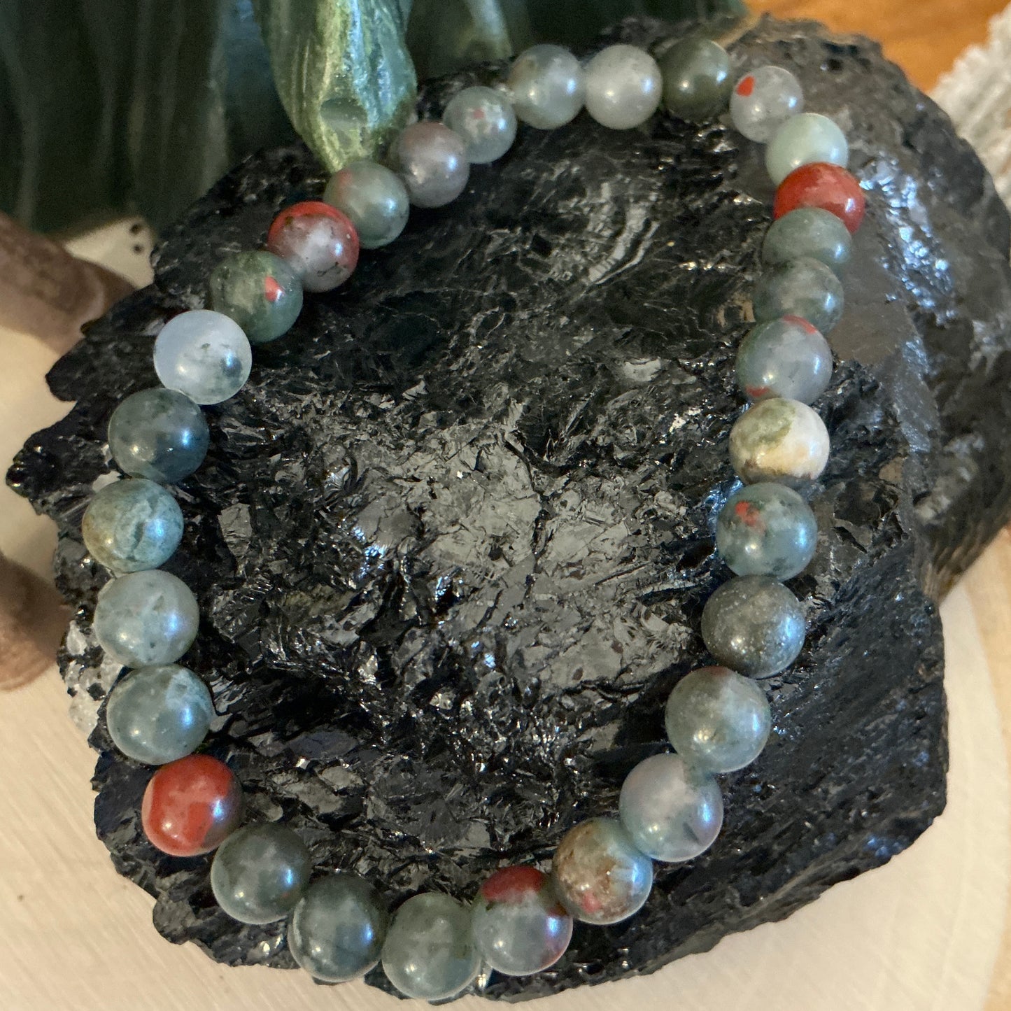 African Bloodstone Bracelet