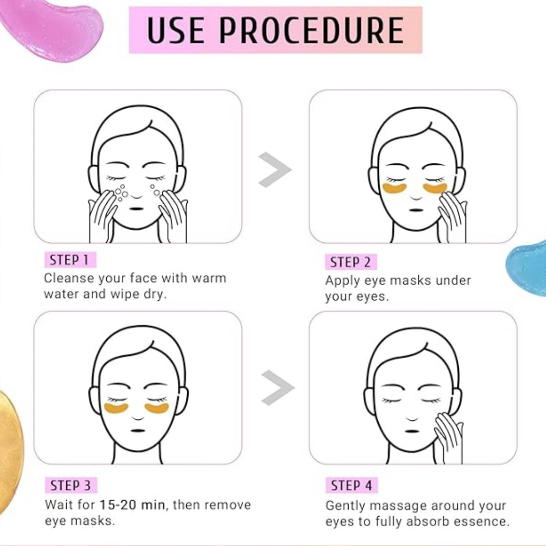 Eye Mask Set of 6