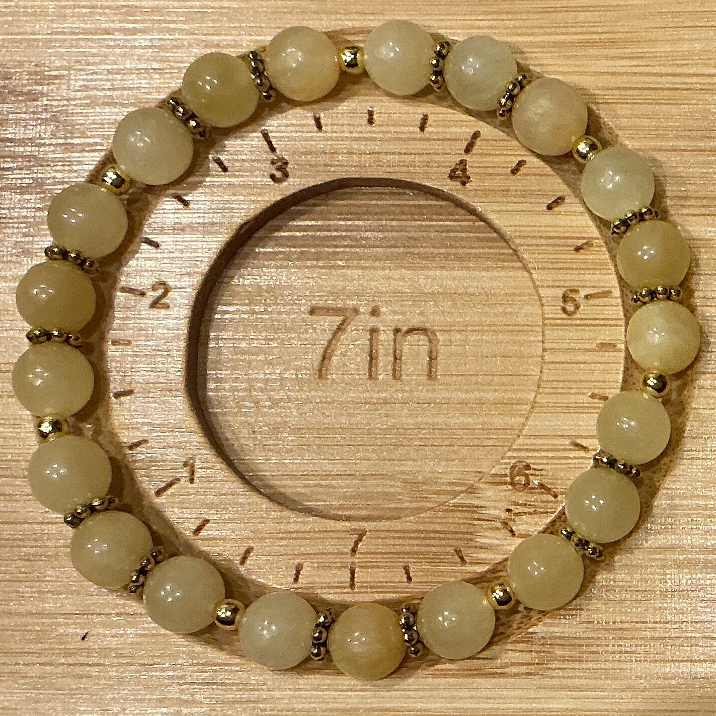 Yellow Calcite Fancy Bracelet