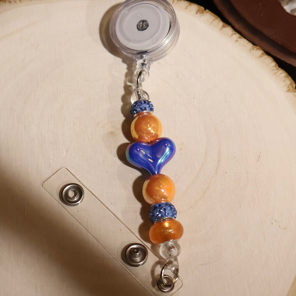 Blue Heart Badge Reel