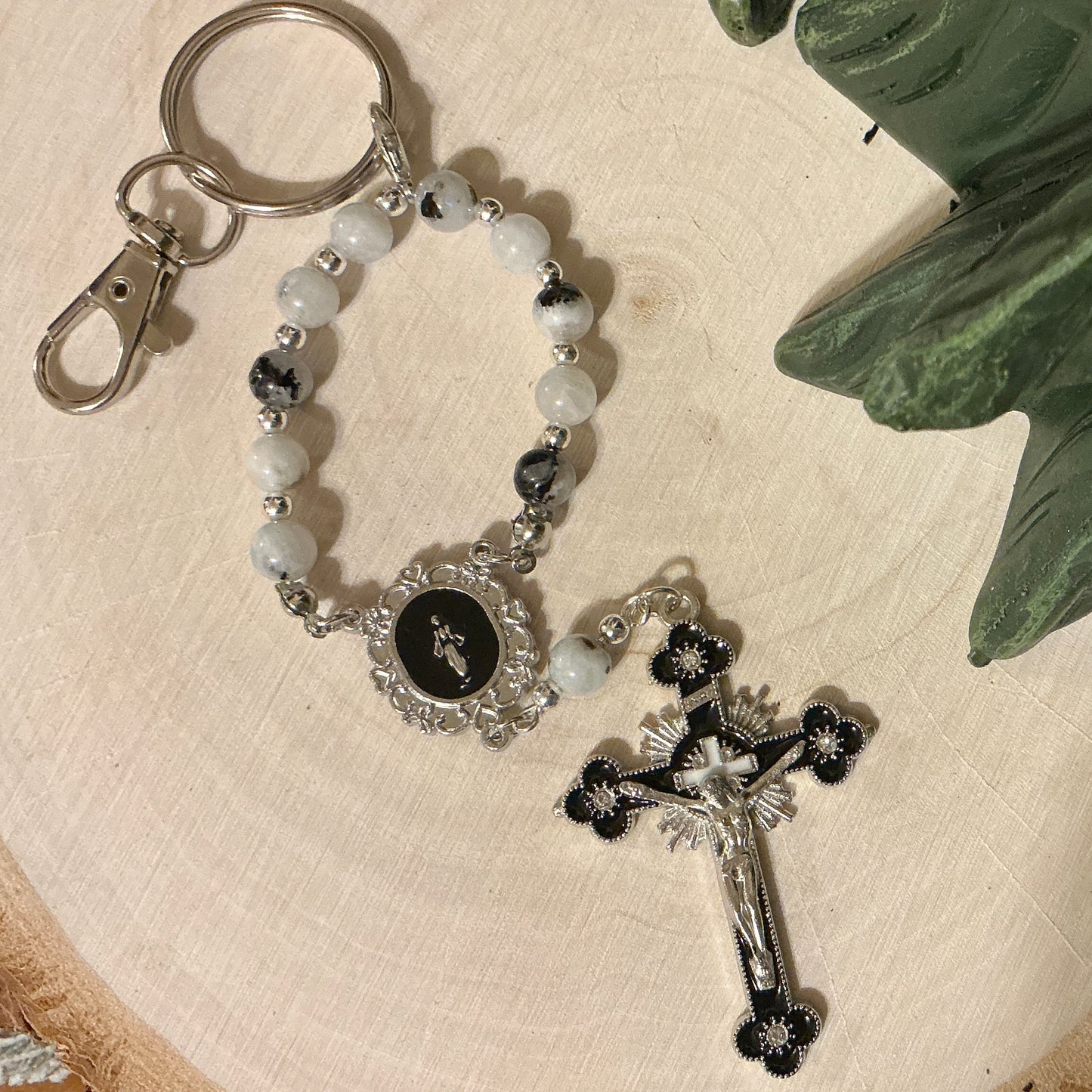 Rosary Key Chain