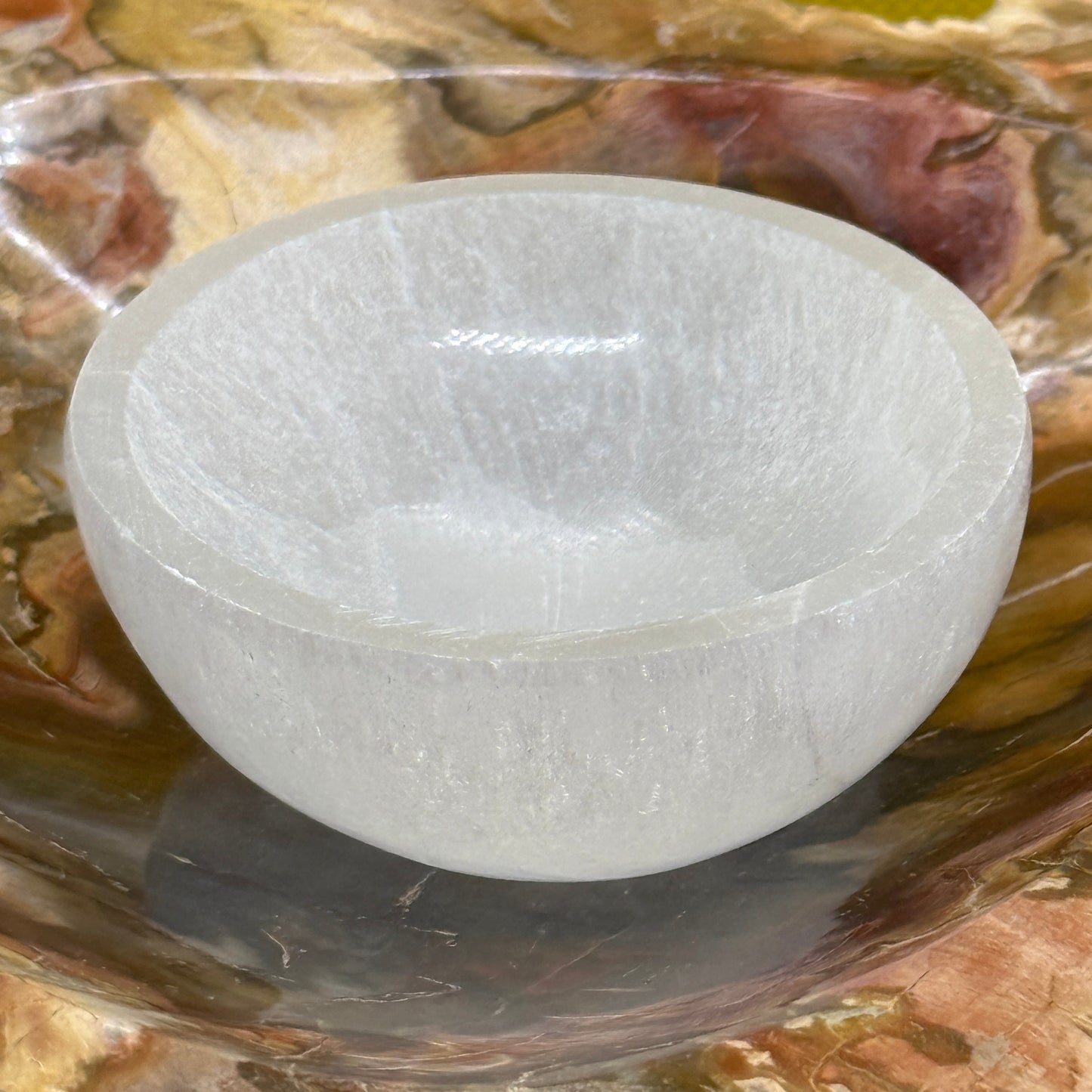 Satin Spar (Selenite) 6cm Bowl