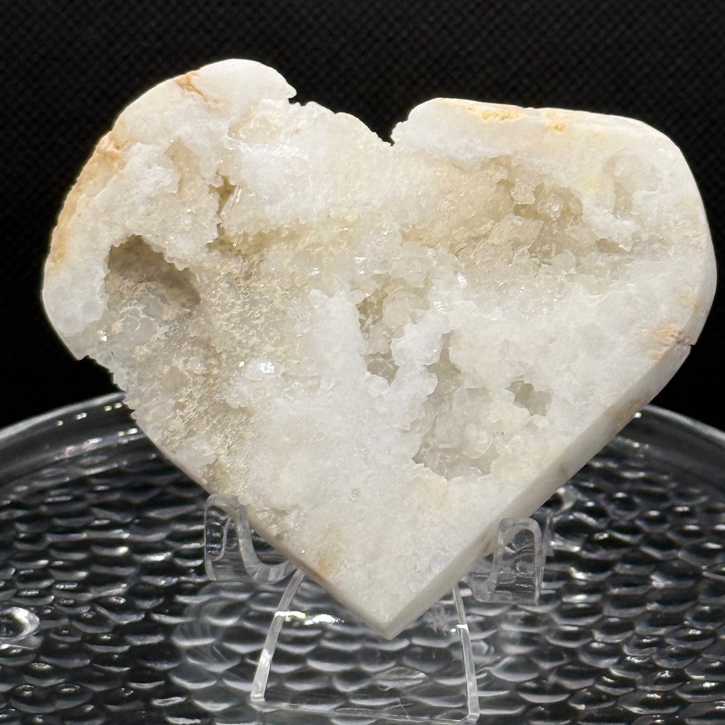 Moroccan Druzy Agate Heart
