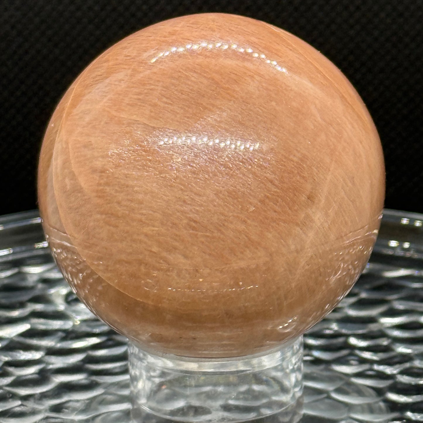 Peach Moonstone Sphere