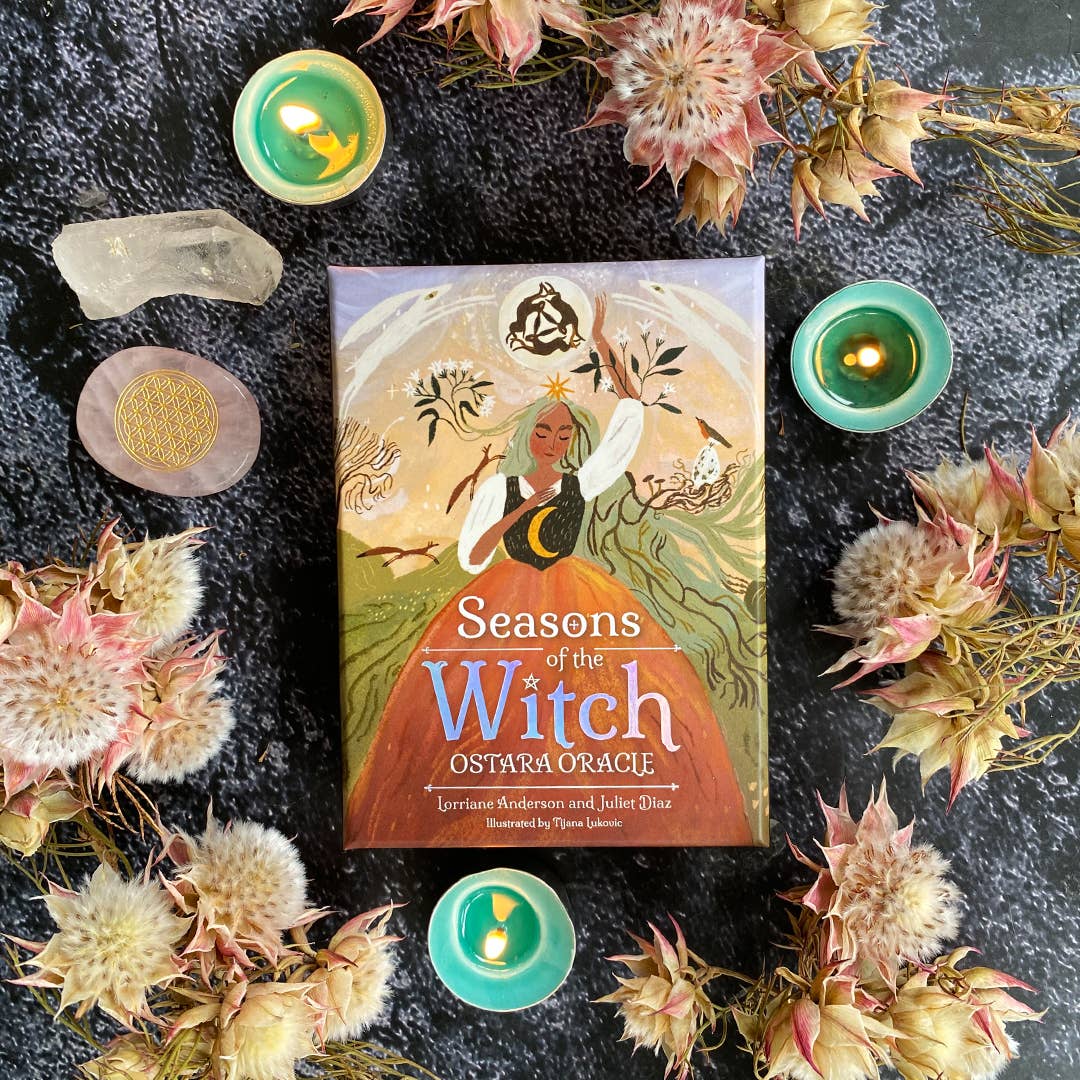 Seasons of the Witch – Ostara Oracle by Lorriane Anderson: Flashcards; 160 pages / English