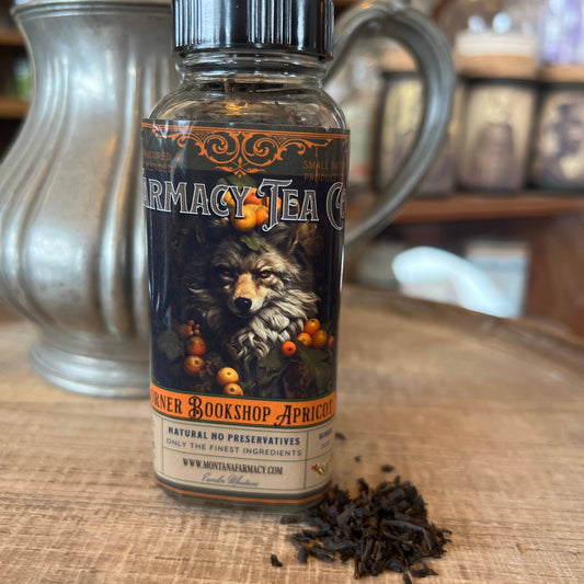 Corner Bookstore Bookshop Literary tea Apricot