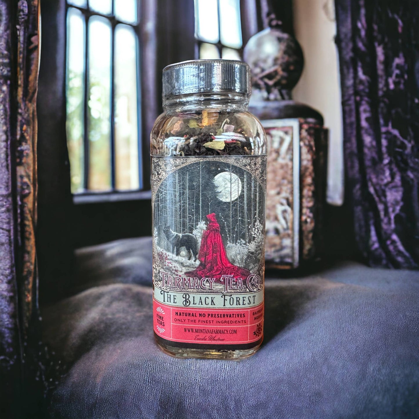 Black Forest deep lovely Vintage Victorian Dark Academia Tea