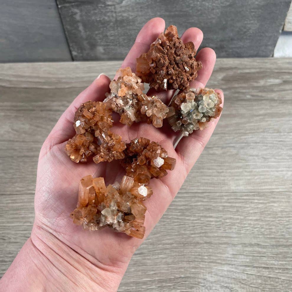 Aragonite Cluster – Raw Natural Aragonite Crystal Specimen for Grounding: Medium