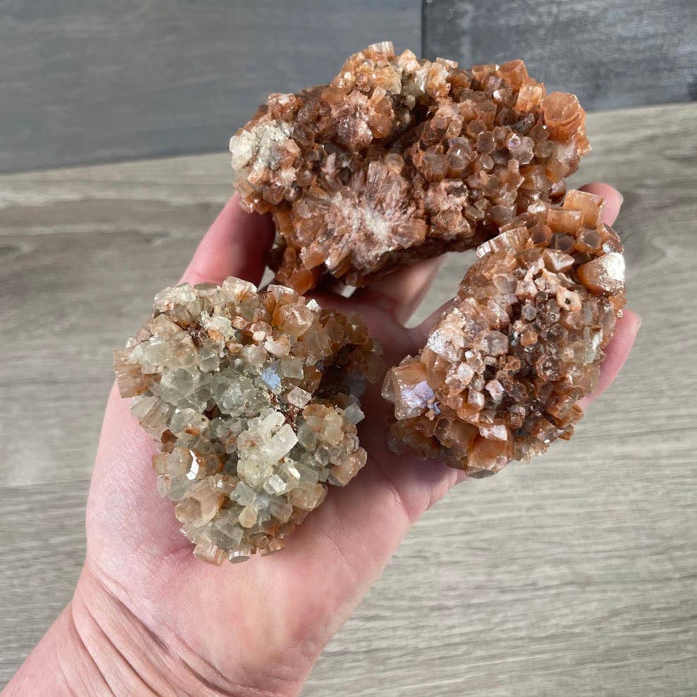 Aragonite Cluster – Raw Natural Aragonite Crystal Specimen for Grounding: Medium