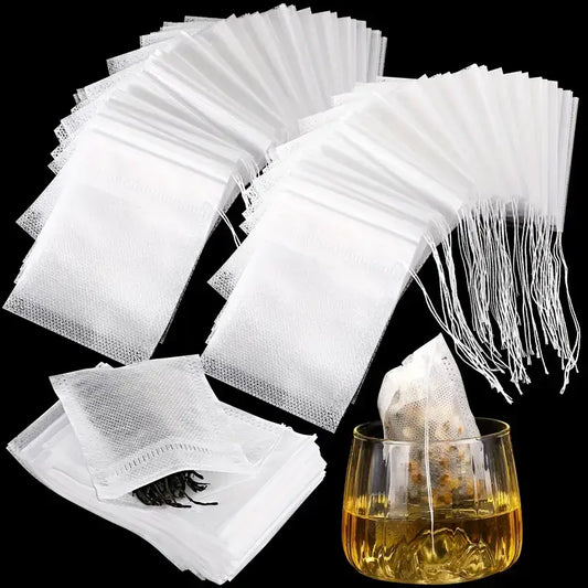 Disposable Fabric Drawstring Tea Bags - 2"x2.76": 20 Bags
