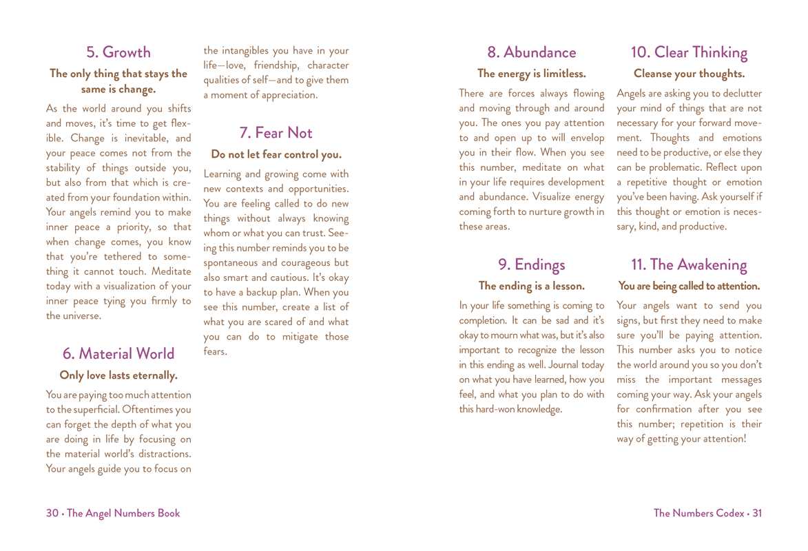 Angel Numbers Book by Mystic Michaela: Hardcover; 288 pages / English