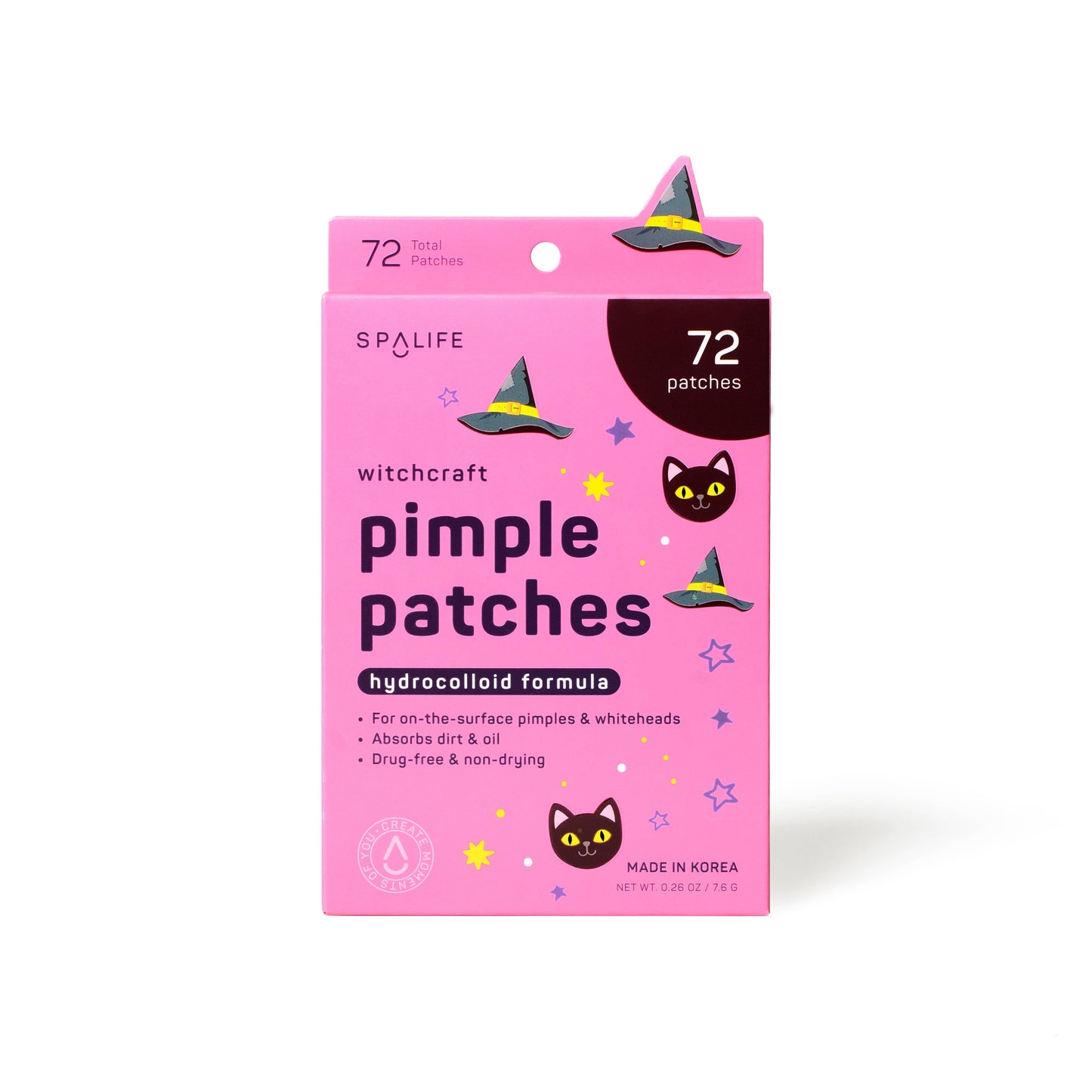 Pimple Patches: Witchcraft Halloween Hydrocolloid - 72 Count
