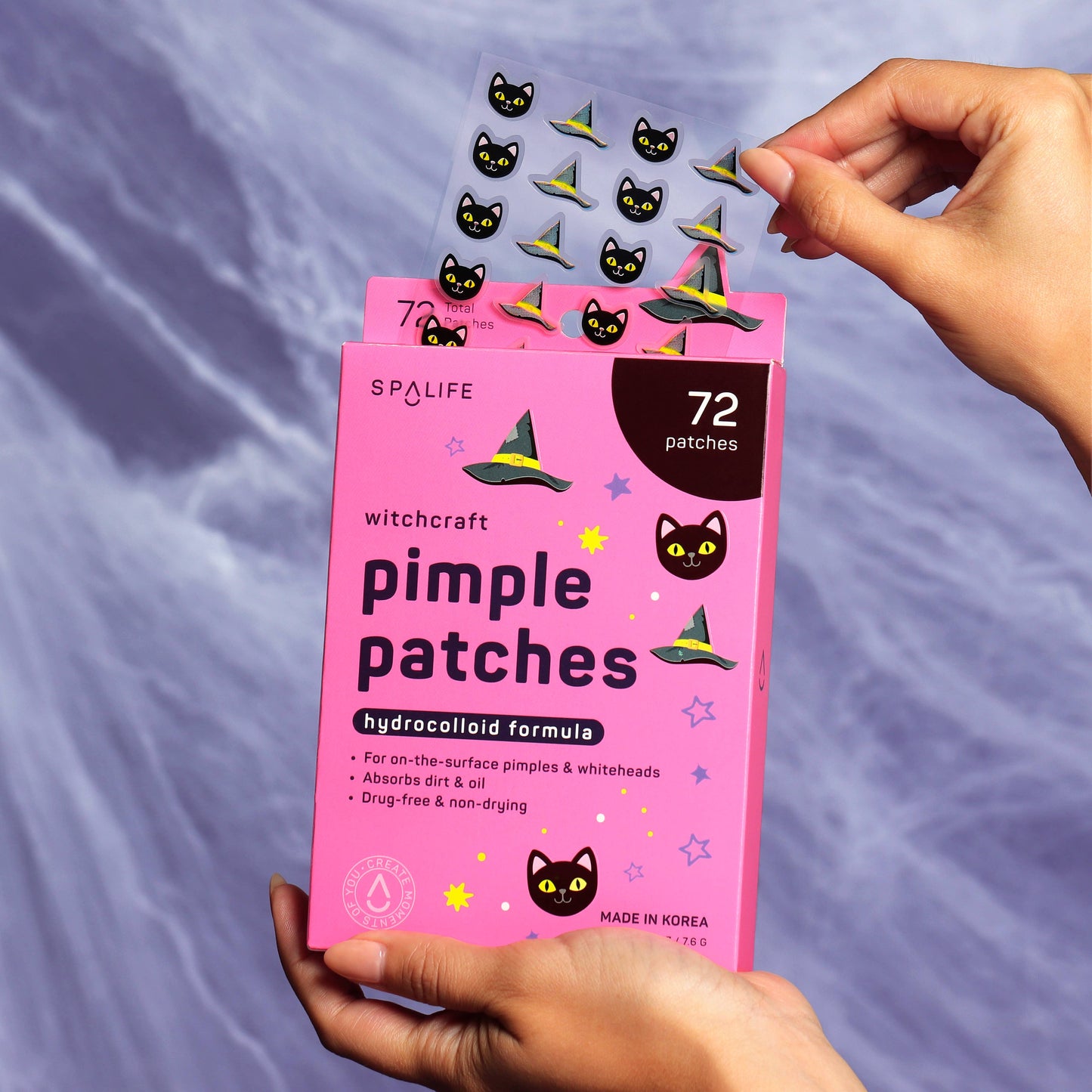 Pimple Patches: Witchcraft Halloween Hydrocolloid - 72 Count