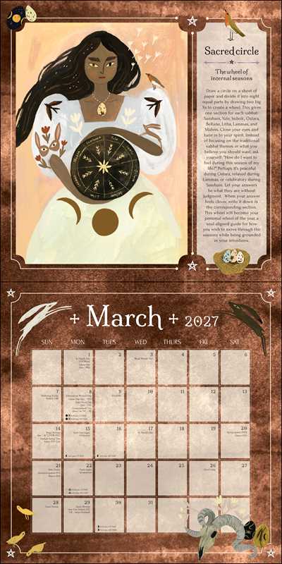 2027 Seasons of the Witch Wall Calendar by Lorraine  Anderson: Calendar; 28 pages / English