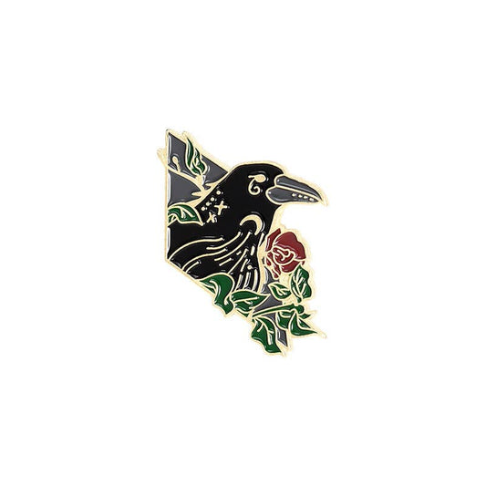 Pinori - Raven Mystique Metal Enamel Pin: XZ3035