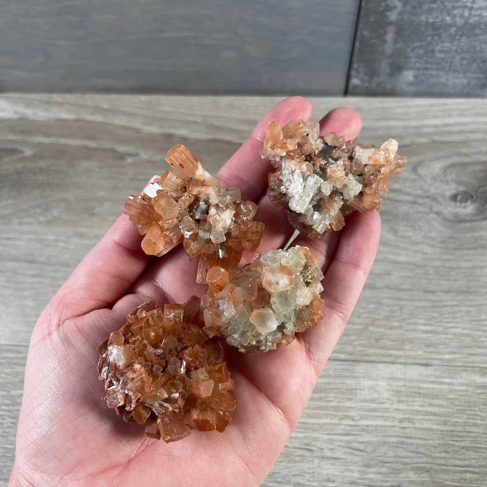 Aragonite Cluster – Raw Natural Aragonite Crystal Specimen for Grounding: Medium
