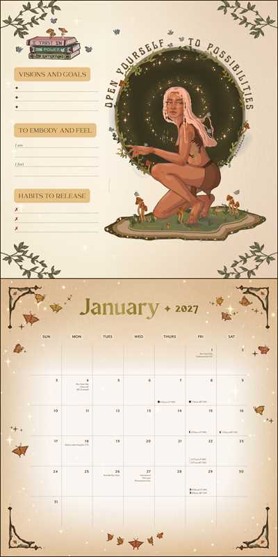 2027 Manifest Your Dreams Wall Calendar by Alexis  Rakun: Calendar; 28 pages / English