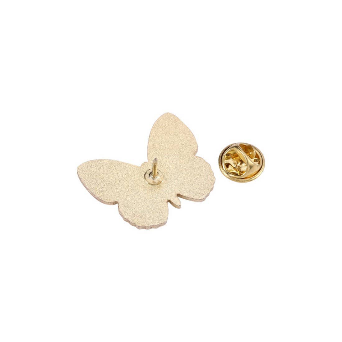 Pellic - Vibrant Butterfly Enamel Pins: Orange