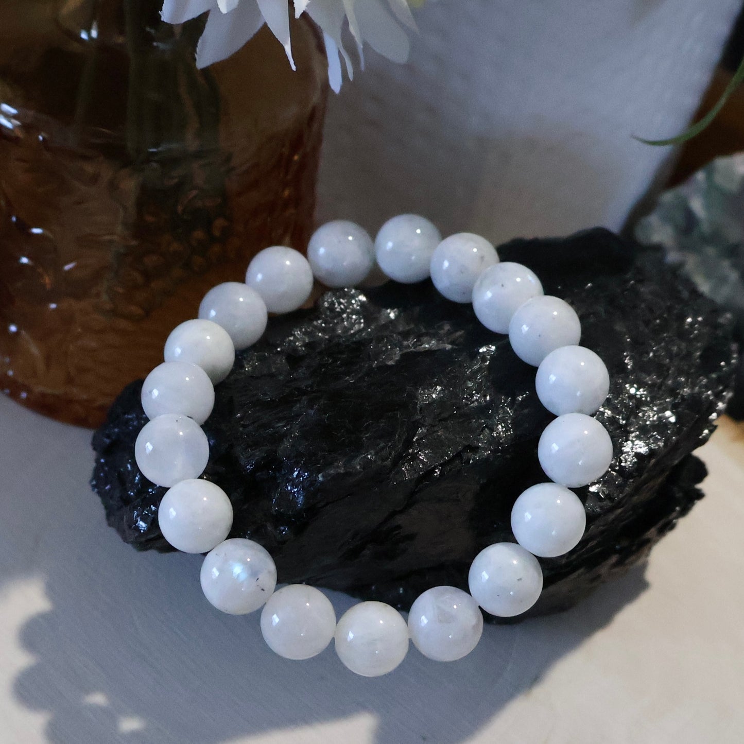 White Moonstone Bracelet