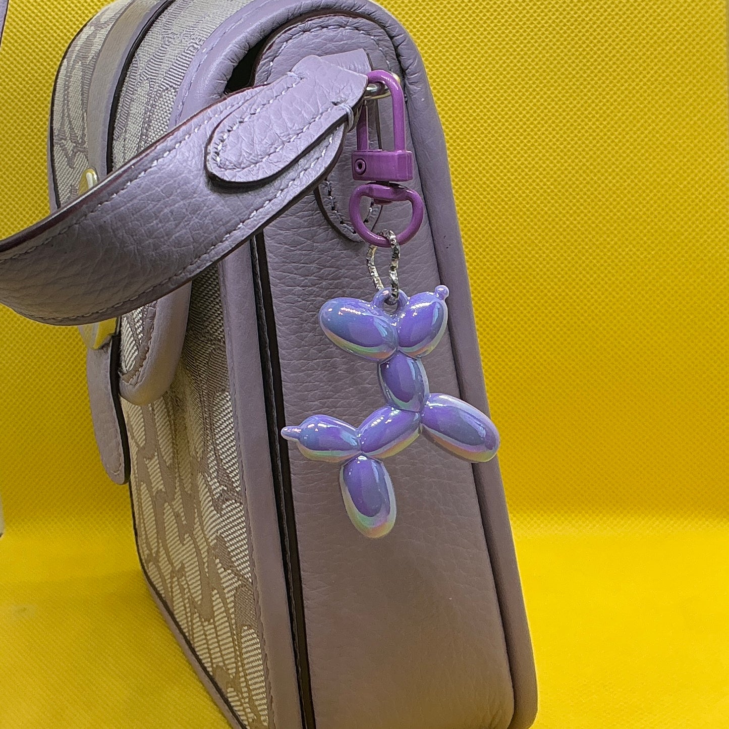 Balloon Dog Bag Charm or Keychain