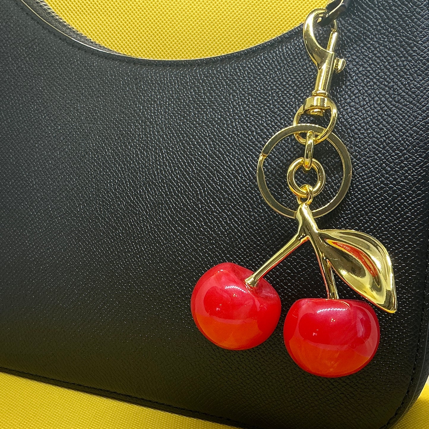 Cherry Bag Charm