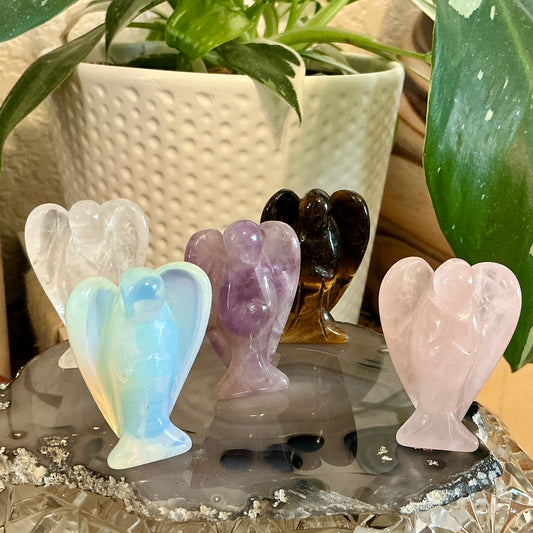 Angel Natural Gemstone Carving