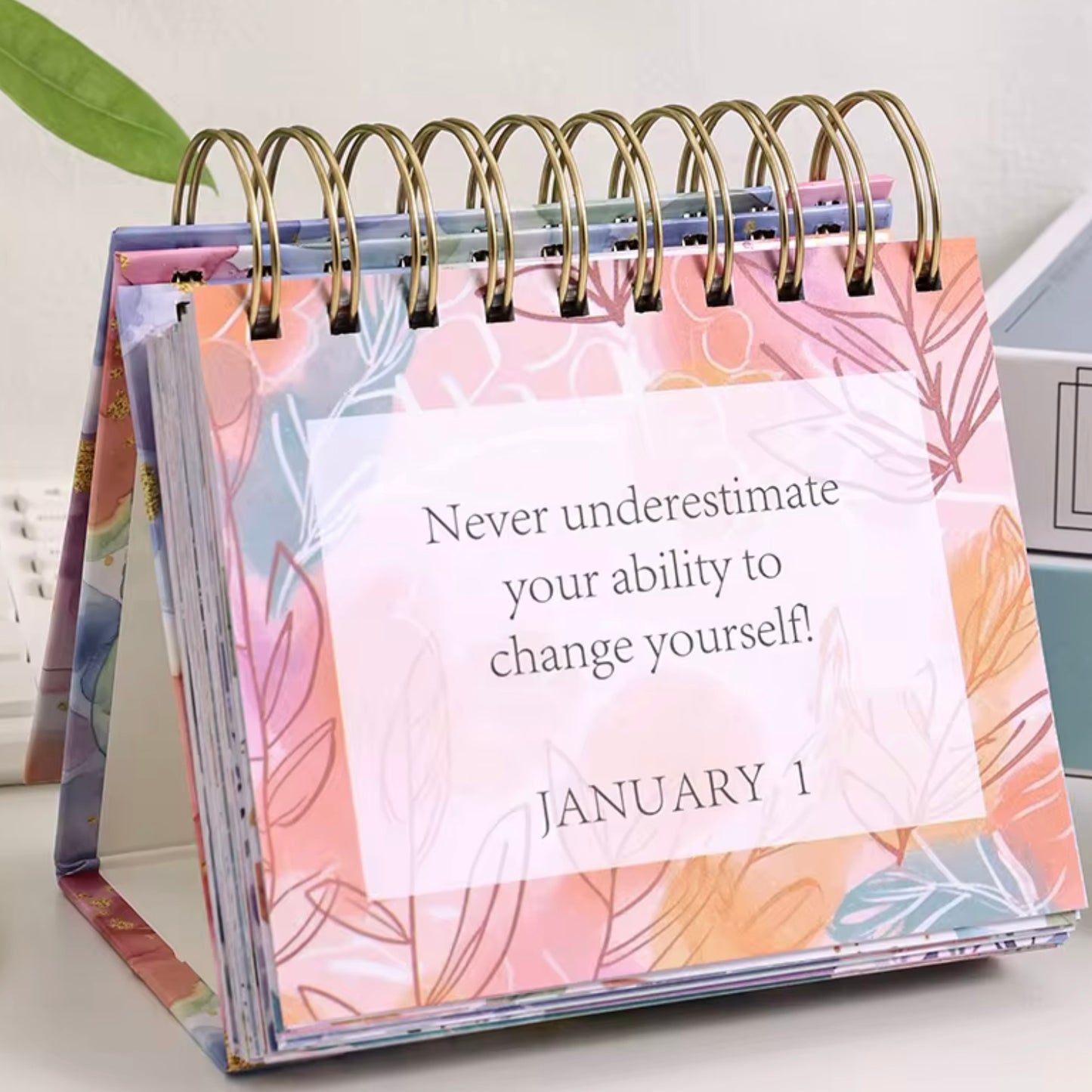 Calendar - Desk: 365 Days of Positive Affirmations