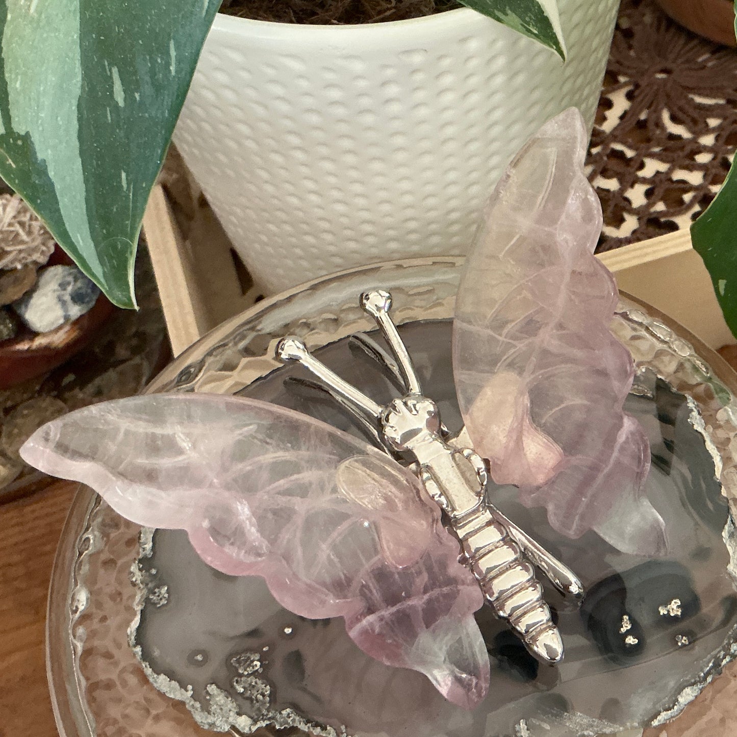 Rainbow Fluorite Butterfly