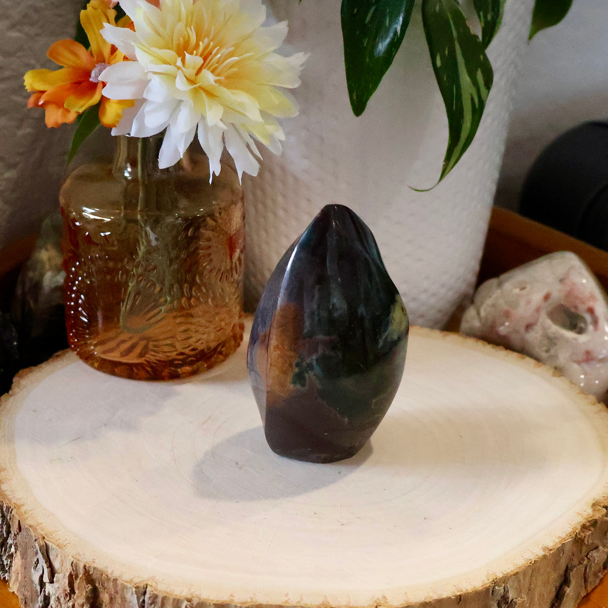 Ocean Jasper Free Form Carving