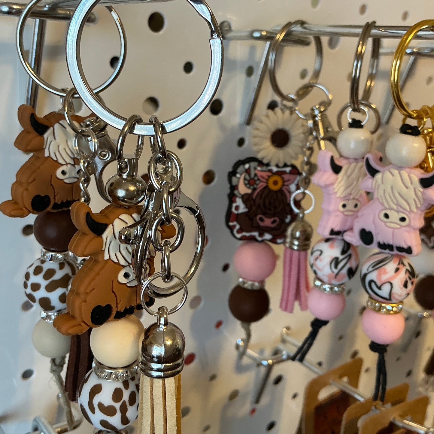 Highland Cow Keychain/Bag Charm