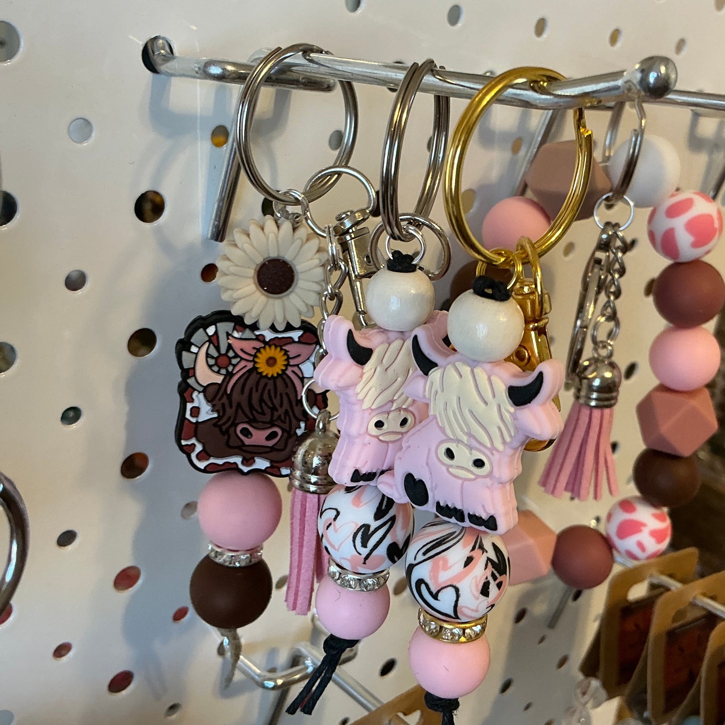 Highland Cow Keychain/Bag Charm