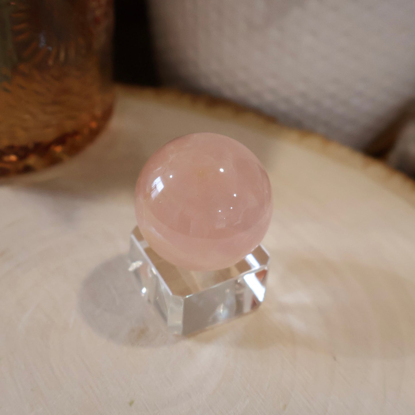 Rose Quartz Small Sphere