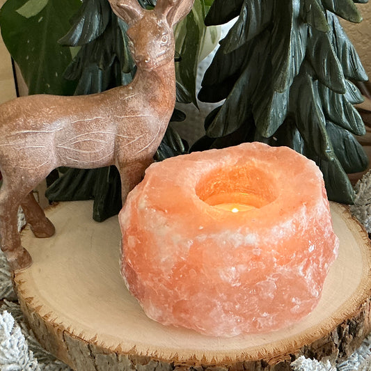 Himalayan Salt Candle Holder