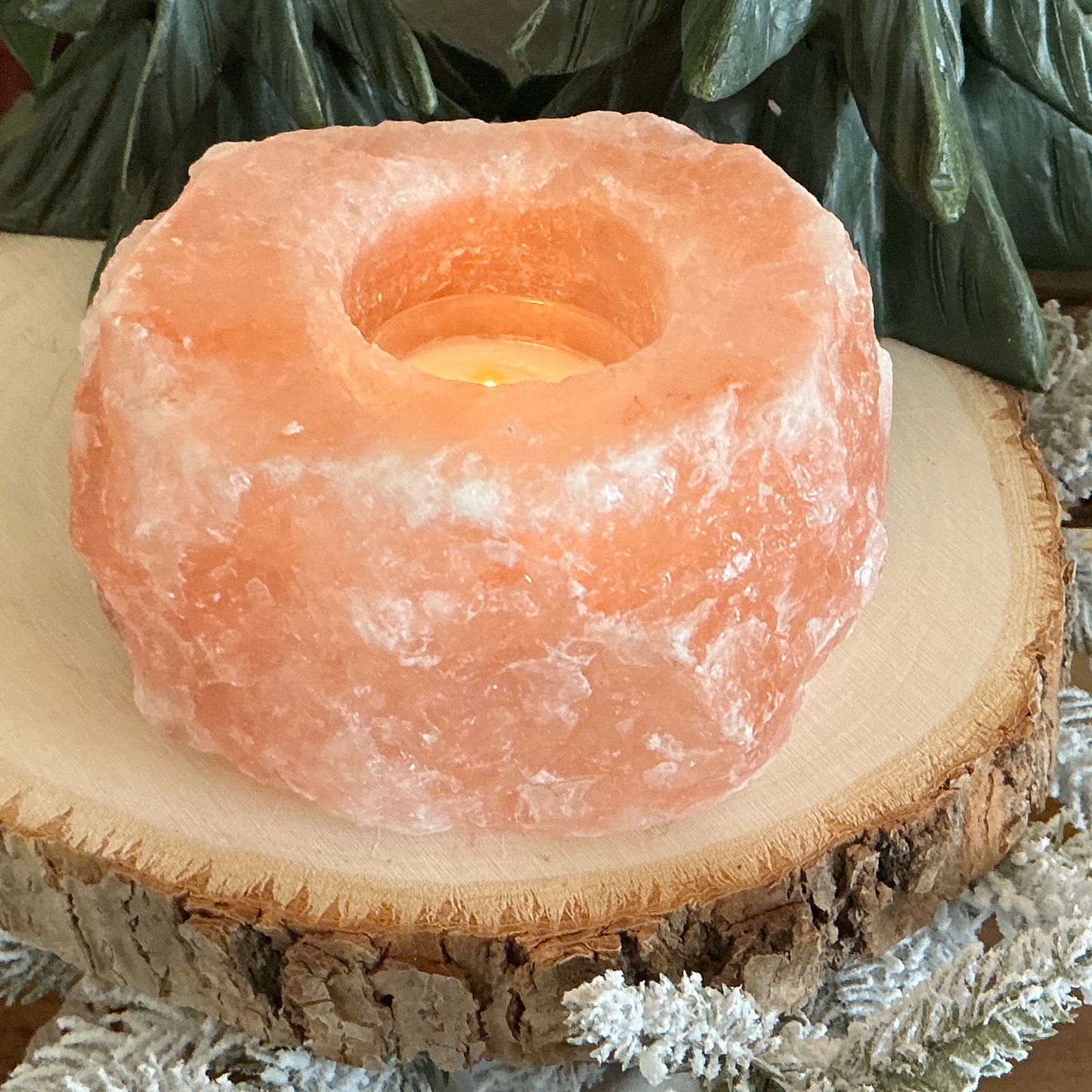 Himalayan Salt Candle Holder
