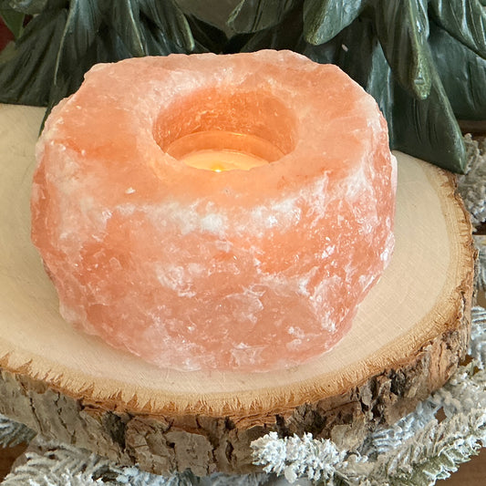 Himalayan Salt Candle Holder