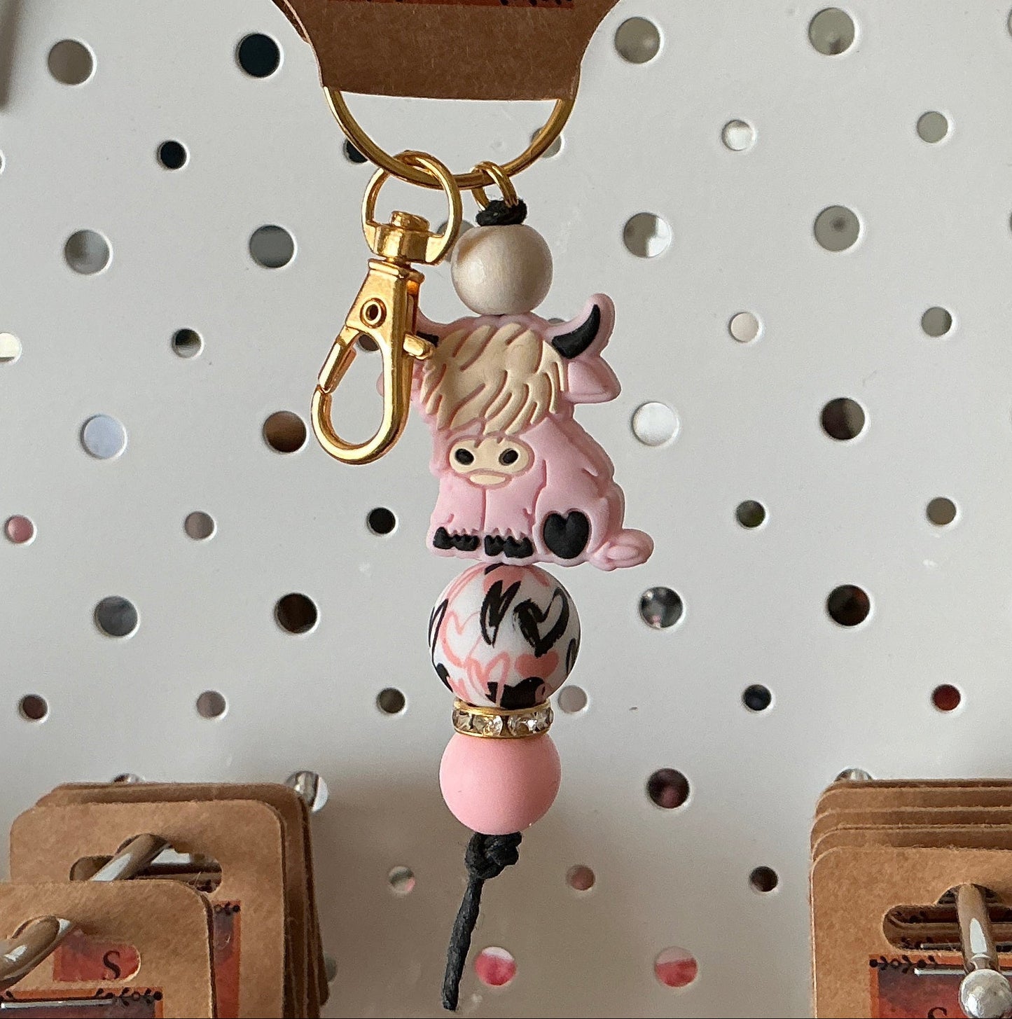 Highland Cow Keychain/Bag Charm