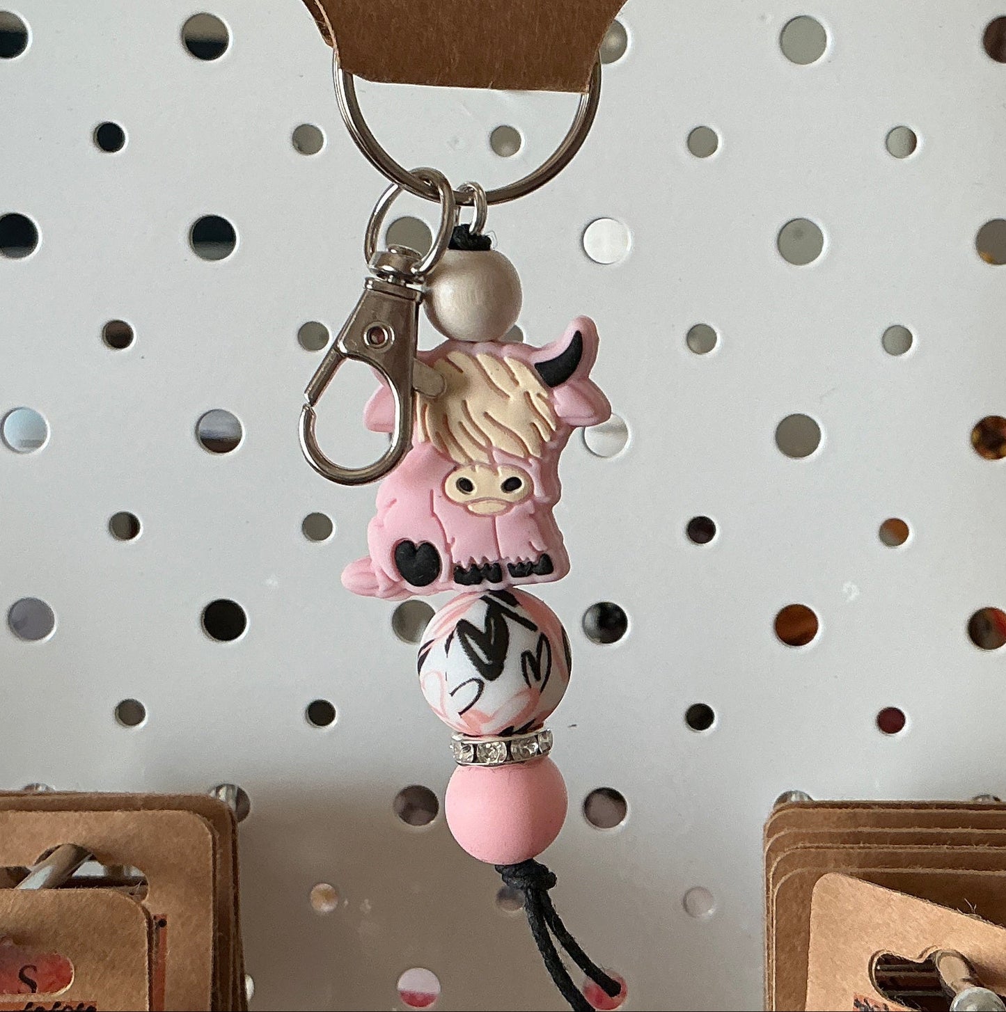 Highland Cow Keychain/Bag Charm