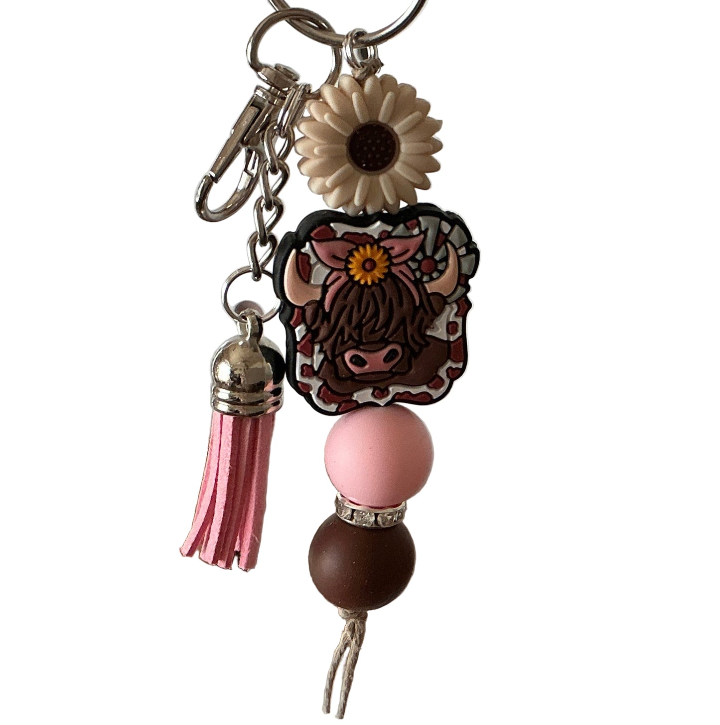 Highland Cow Keychain/Bag Charm