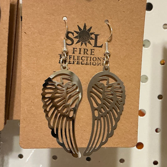 Angel Wing Laser Cut Earrings