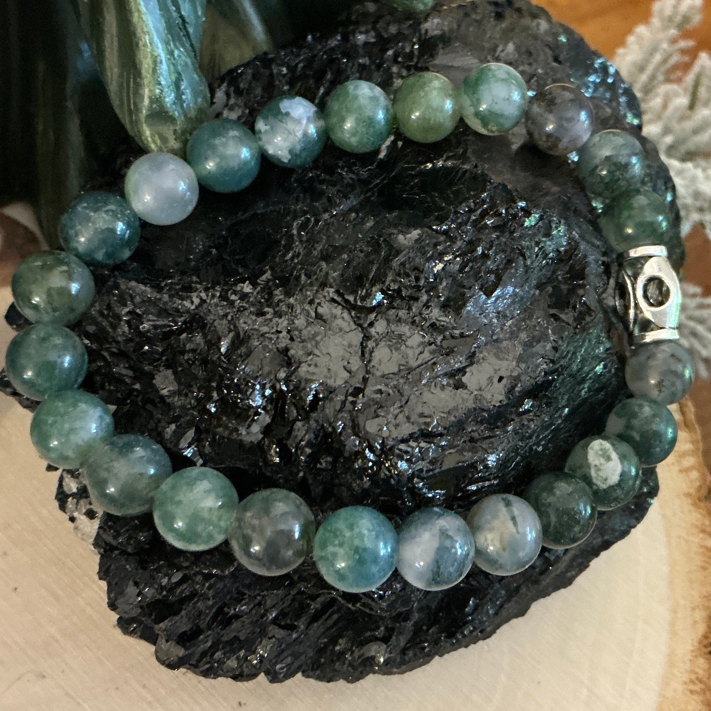 Moss Agate Bracelet