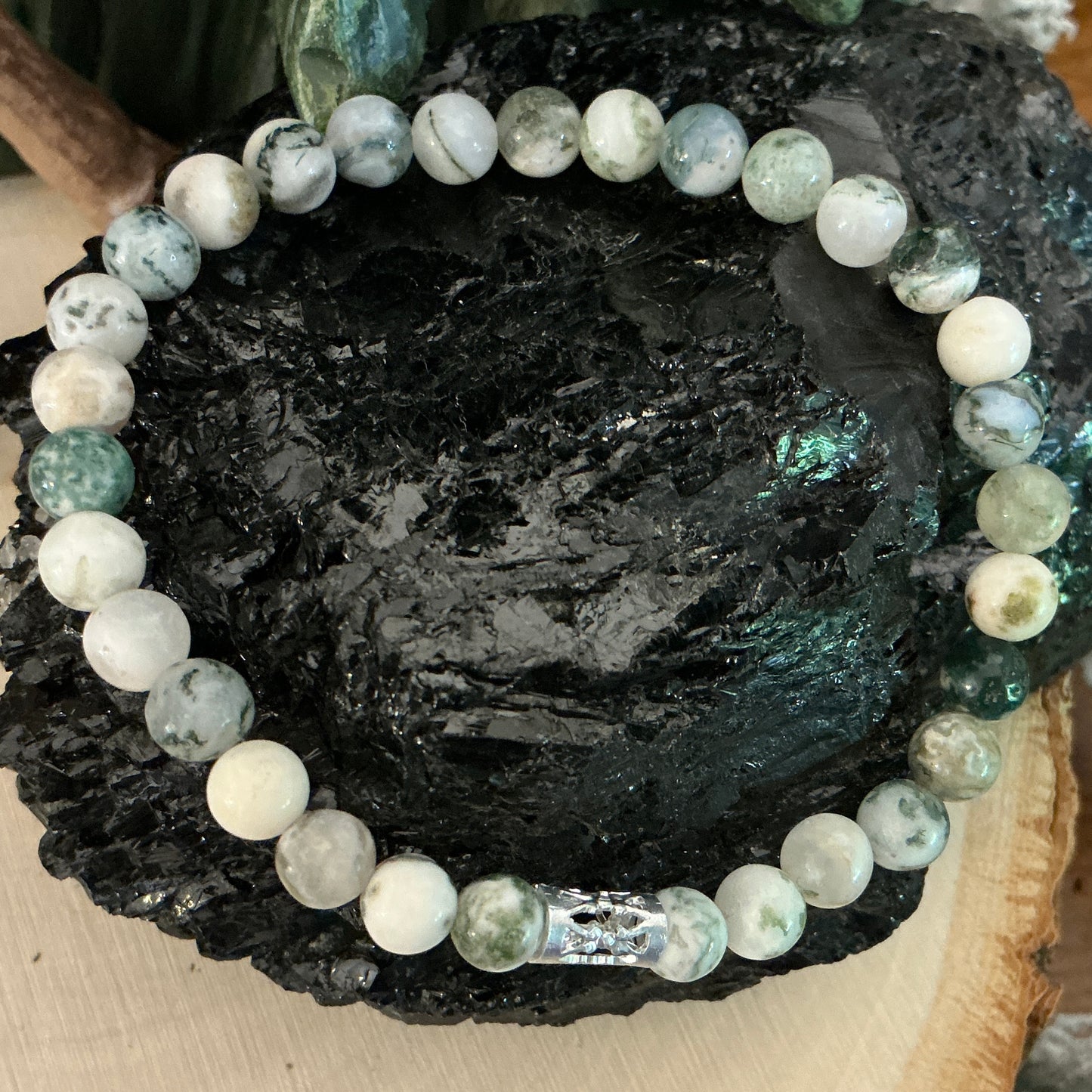 Tree Moss Agate Bracelet