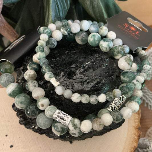 Tree Moss Agate Bracelet