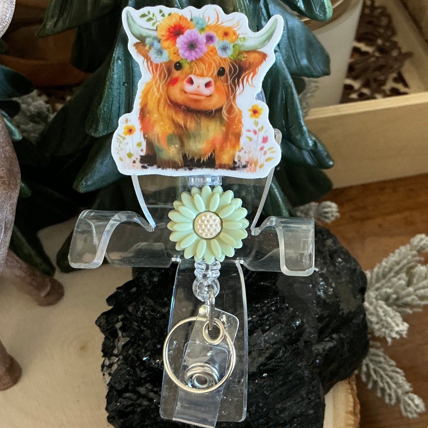 Highland Cow Badge Reel