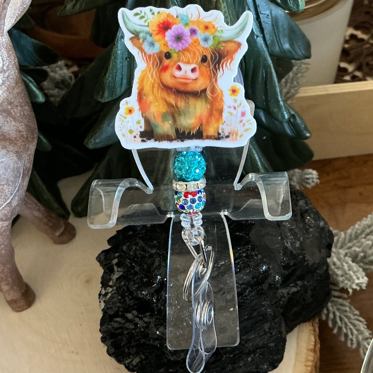 Highland Cow Badge Reel