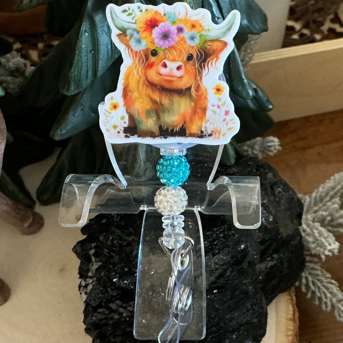 Highland Cow Badge Reel