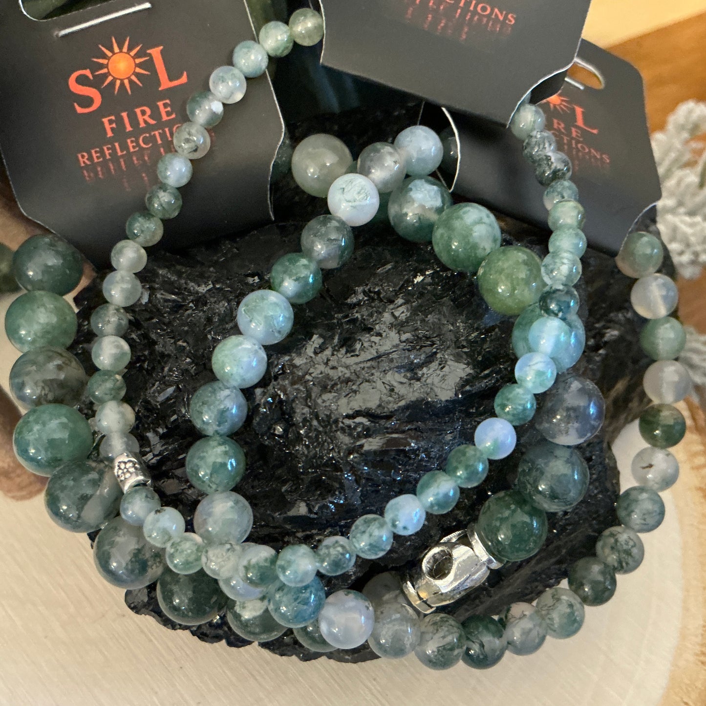 Moss Agate Bracelet