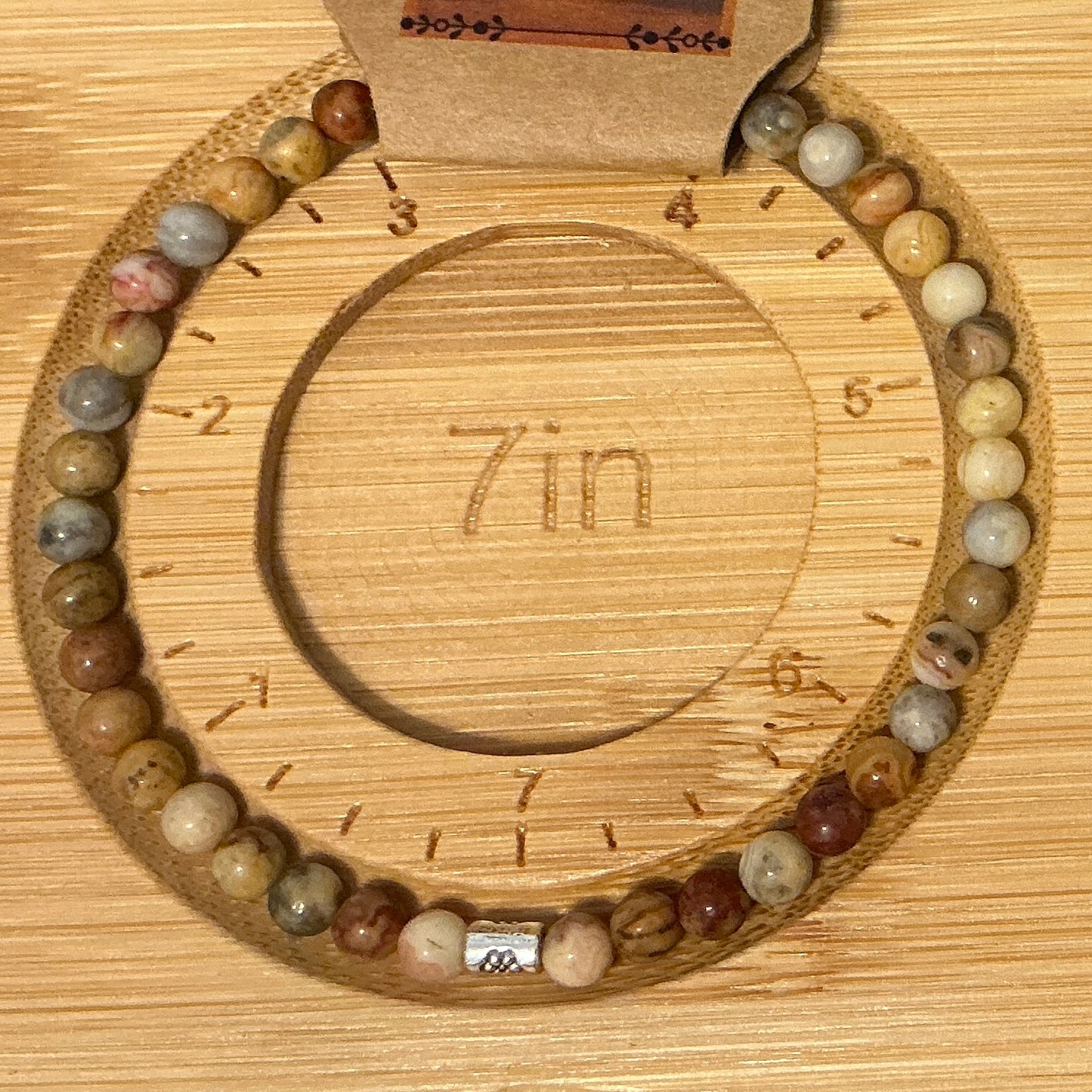 Crazy Lace Agate Bracelet
