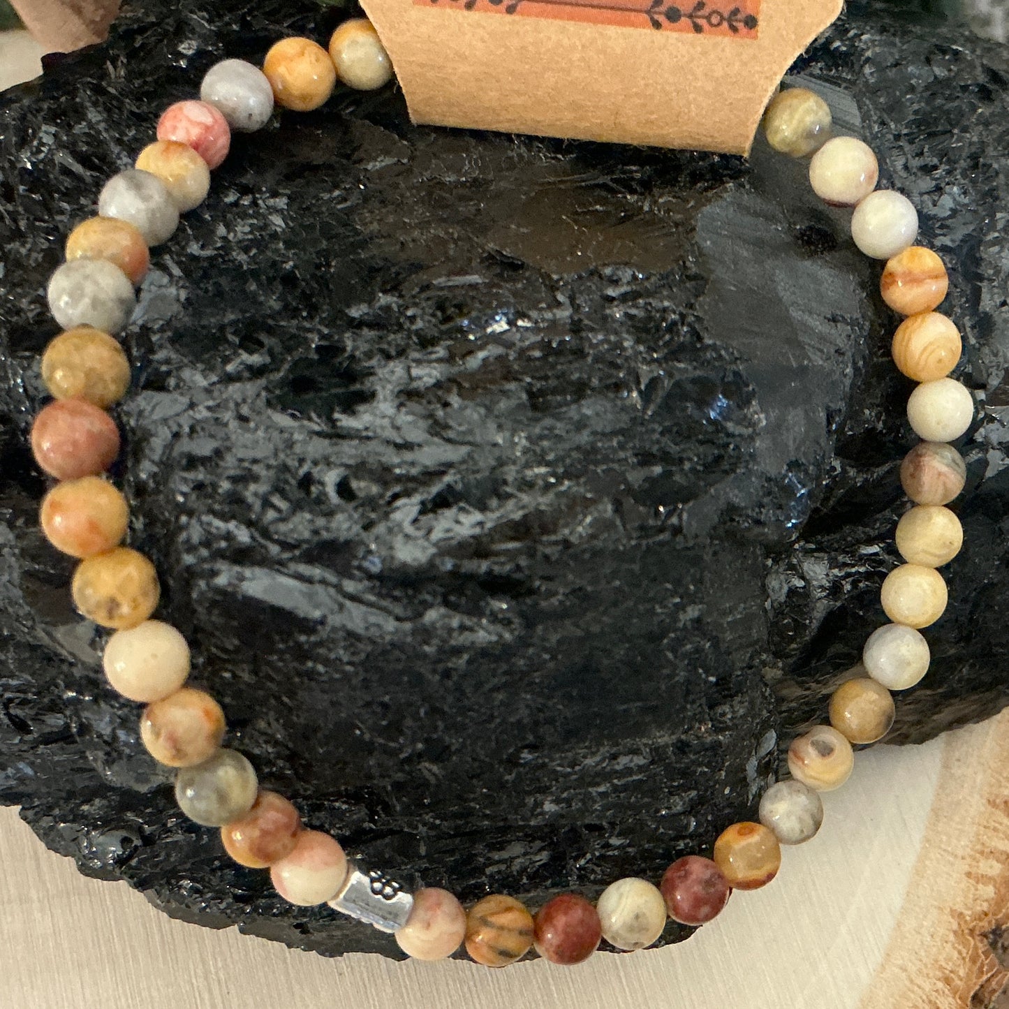 Crazy Lace Agate Bracelet